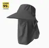 Sombrero de Protección Solar Integral para Mujer, Sombrero de Sol de Verano de Ala Ancha para Protección Facial y del Cuello, Sombrero de Protección UV para Ciclismo al Aire Libre y Recolección de Té