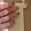 Pendientes Circulares Completos de Diamante Versátiles para el Trayecto Diario para Mujer, Simples y de Alta Gama, Lujo Ligero, Pendientes Exquisitos de Moda y Tendencia