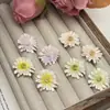 Pendientes de Flor Margarita Dopamina para Mujer Clavos Únicos y Hermosos Joyería para Orejas de Moda 2026 Nuevo Artículo Caliente Sensación de Alta Gama