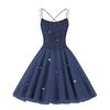 Vestidos de Noche de Origen Europeo y Americano 2026 Nuevo Amazon Comercio Exterior Hueco Cintura Ceñida Gasa Encaje Noche Otoño