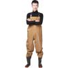 Pantalones de agua de algodón de una pieza con correa de medio cuerpo engrosados Pantalones de agua de una pieza de medio cuerpo Pantalones de pesca con horquilla de depósito de vadeo Pantalones de pesca