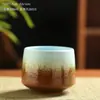 Caneca de Cerâmica Fornecimento Transfronteiriço Caneca de Café de Grés Retrô Venda por Atacado Caneca Individual Doméstica para Beber Água Caneca de Chá para Fogão