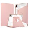 Capa de acrílico giratória para tablet para iPad Pro 11 iPad Air 11 capa transparente 2024