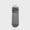 Calcetines de Verano Finos Estilo Japonés Media Pantorrilla para Mujer Calcetines Burbuja de Hielo Color Puro Transpirables Rizo Estilo Ballet Algodón Puro Calcetines para Mujer