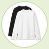 Camisa infantil de algodão, fina, moderna, para o verão, com gola redonda, camiseta infantil branca de manga curta, tamanho pequeno e médio