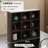 Mesa de Madeira Maciça Suporte Antigo Pequeno Suporte para Chá Suporte para Armazenamento de Copos Suporte para Colocar Bule de Areia Roxa Jiugongge Pavilhão Duobao