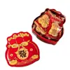 Caja de Empaque para Snacks Año del Caballo 2026 Caja Metálica para Dulces Toffee Copo de Nieve Caja Cuadrada para Hornear Regalo Caja de Empaque para Pastel de Copo de Nieve