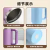 Copo térmico grande capacidade, resistente ao frio, estilo japonês e coreano personalizado, segunda geração, 40oz, com canudo, adequado para uso em carros, e disponível para vendas transfronteiriças