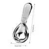 Cuchara medidora de acero inoxidable para hornear, cuchara de café con báscula, cuchara para condimentos, cuchara redonda multi-tamaño de cocina, de venta caliente transfronteriza, en stock