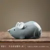 Venda Direta de Fábrica Pet de Chá do Zodíaco Cerâmico Forno Ge Rachado Adequado para Decoração de Mesa de Chá Brinquedo de Chá Criativo para Casa