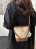 Bolso Nuevo 2024 Popular Bolso Balde Otoño e Invierno Diseño Nicho Bolso de Mujer Bolso Bandolera Pequeño de Alta Gama para el Trabajo