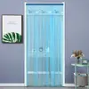 Cortina de Puerta Anti-Mosquitos Sin Taladro, Cortina de Gasa de Tela, Media Cortina de Encaje para Dormitorio, Cortina Divisoria, Cortina de Privacidad, Cortina Colgante para el Hogar para Todas las Estaciones, Producto Nuevo