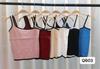 Ins Tejido Punto Tejido Irregular Sling para Mujer Verano Sentido del Diseño Moda Ropa Exterior Cuello Profundo Top Chaleco Base Trendy