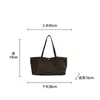 Bolso de hombro minimalista y versátil de estilo coreano transfronterizo, que irradia un ambiente sofisticado y retro, con un diseño de estampado de leopardo y ofreciendo una gran capacidad como bolso de mano.