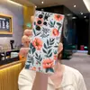 Lista de Comercio Exterior Estuche Retro de Camelia Roja para Teléfono Galaxy S24 Alto Valor Estético para Chicas Samsung S25 Estuche Transparente de Cobertura Total