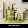 Porta-Canetas Panda Criativo Fofo Lembrança Cultural e Criativa do Dia dos Professores Decoração de Mesa Curativa para Estudo e Escritório Enfeites