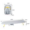 Tábua de Passar de Mesa Transfronteiriça Dobrável Tábua de Passar Reforçada Mesa de Passar Roupa Incluindo Rack de Armazenamento Tábua de Passar Doméstica