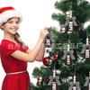 Nuevo Calcetín de Navidad Transfronterizo Decoraciones de Madera DIY Etiquetas Colgantes Estilo Granja Rústica Señales de Madera Piezas de Madera