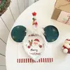 Diadema de Cuernos con Bola de Pelo Roja Navideña Palo Retorcido Otoño e Invierno Diadema de Cuernos de Árbol de Navidad Accesorios Versátiles para el Cabello para Fotos