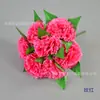 Flores artificiales, flores falsas, caléndulas, decoraciones de escritorio, ramos decorativos, claveles, decoraciones navideñas transfronterizas, flores artificiales