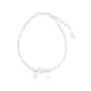 Pulseira de Prata Quebrada Estrela do Mar Concha de Pérola Moda Feminina Pulseira Personalizada Acessórios de Luxo Leve de Verão Nicho para Melhores Amigas