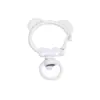 Chaveiro de Liga de Panda com Fivela de Mola Corrente para Celular Acessórios para Joias DIY Chaveiro de Contas Acessórios de Pingente Atacado