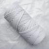 Cuerda de Algodón Hilada al Alma de 4 mm Macramé Cuerda Tejida a Mano Bolsa Colgante Tapiz Material Hilo de Algodón Grueso Decoración para el Hogar