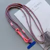 Lanyard Tejido para Teléfono con Bloques de Color Dropshipping al por Mayor Accesorio Anticaída Funda de Teléfono Cruzada de Moda con Lanyard