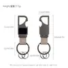 Llavero de cuero transfronterizo, abridor de botellas multifuncional, llavero creativo para coche para hombre, colgante de metal con letras láser