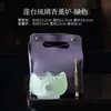Plataforma de Loto Quemador de Incienso de Vidrio Calentador de Té de Cerámica Calentador de Té para el Hogar Tostador de Té Base de Calentamiento con Velas Chimenea de Aroma