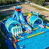 Equipo Grande de Parque Acuático Móvil Tobogán de Agua Inflable Piscina Infantil Piscina Fabricante Castillo Inflable