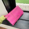 Bolso de mano simple de color sólido para mujer 2024 nuevo bolso de noche cadena de primavera simple bolso de hombro mensajero para mujer