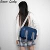 Bolsa Auténtica Estilo Japonés Jk, Bolso Tote de un Solo Hombro Estilo Universitario, Bolsa de Lona para Viajar, Bolsa de Lona para Útiles Escolares, Bolsa de Estudiante, Bolso de Axila