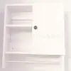 Suministro Directo de Fábrica Gabinete de Pared para Sala de Estar y Dormitorio de Apartamento Pequeño Gabinete de Baño Taquilla de Pared Gabinete de Medicinas Blanco
