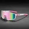 Nuevas Gafas de Ciclismo de Marco Grande Estilo Europeo y Americano para Hombres, Gafas de Sol Resistentes al Viento para Deportes al Aire Libre para Mujeres, Gafas de Una Pieza para Montañismo, Gafas de Esquí