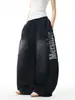 Calça Jogger Larga Lavada Estilo Americano Nova para Primavera e Outono, Calça Casual Solta de Comprimento Total para Homens e Mulheres