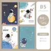 Cuaderno Cuadrado Partner B5 con Cubierta de Alta Calidad, Estilo Estético Xiaohongshu, Cuaderno Grueso Fresco A5 para Estudiantes y Oficina al por Mayor