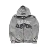 Sudadera con capucha con cremallera, estampado digital, moda Y2K Gótico Punk Hip-Hop, conector europeo y americano transfronterizo 2025