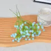 Flor de Gypsophila Artificial de Tallo Único, Flor Falsa para Decoración de Bodas, Ramo de Mano, Hecho a Mano con Flores de Plástico Suave al Tacto, Venta al por Mayor