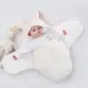 Manta Saco para Bebê Transfronteiriça para Recém-Nascidos, Espessa para Outono e Inverno, Saco de Dormir para Bebê, Swaddle Anti-Susto