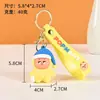 Llavero de Goma Suave de PVC de Dibujos Animados Creativo Lindo Hombre Estrella Figura 3D Llavero para Bolsos y Llaves de Coche