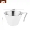 Xícara Medidora de Café de Aço Inoxidável 304 Xícara de Extração de Espresso com Alça e Escala 100ml Xícara de Onça