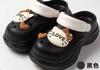 Zuecos Eva de Suela Gruesa Ligeros, Modernos y Elegantes para Mujer, Sandalias de Playa de Dibujos Animados Lindos para Verano, Pantuflas para Mujer Resistentes al Olor