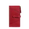 Nuevo Bolso de Mujer de Comercio Exterior Otoño con Patrón de Lichi Largo, Doble Cremallera, Múltiples Ranuras para Tarjetas, Billetera con Monedero