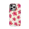 Estilo Francés Pastoral Girly Patrón Floral Pequeño Funda para iPhone 18 Pro Max Cubierta Protectora Mate de Fábrica