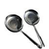 Tienda de Cinco Yuan Suministro Colador Cuchara de Acero Inoxidable Utensilios de Cocina de Acero Inoxidable 20 Coladores Grandes Suministro de Puesto de Cinco Yuan