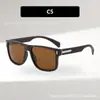 Nuevas gafas de sol cuadradas simples de estilo europeo y americano para ciclismo al aire libre, pesca, conducción, protección solar y uso decorativo