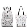 Mochila Nova Transfronteiriça para Mulheres e Alunos do Ensino Médio Estilo Japonês e Coreano Poliéster Mochila Impermeável Estilo Pequeno Fresco Mochila Estampada Mori