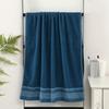 Toalla de baño reticulada, suave, absorbente, sin vello, de color liso, estilo sencillo, regalo para el hogar, de algodón, venta al por mayor transfronteriza.