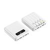 Batería Externa Mini Compacta con Cable Integrado 20000 Mah Capacidad Ultragrande Portátil Tres-En-Uno Fuente de Alimentación Móvil Venta al por Mayor